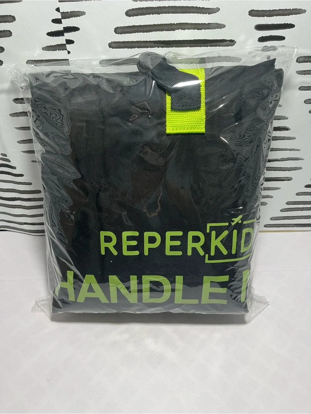 Large Stroller Bag for Airplane Travel, Black & Green, 47